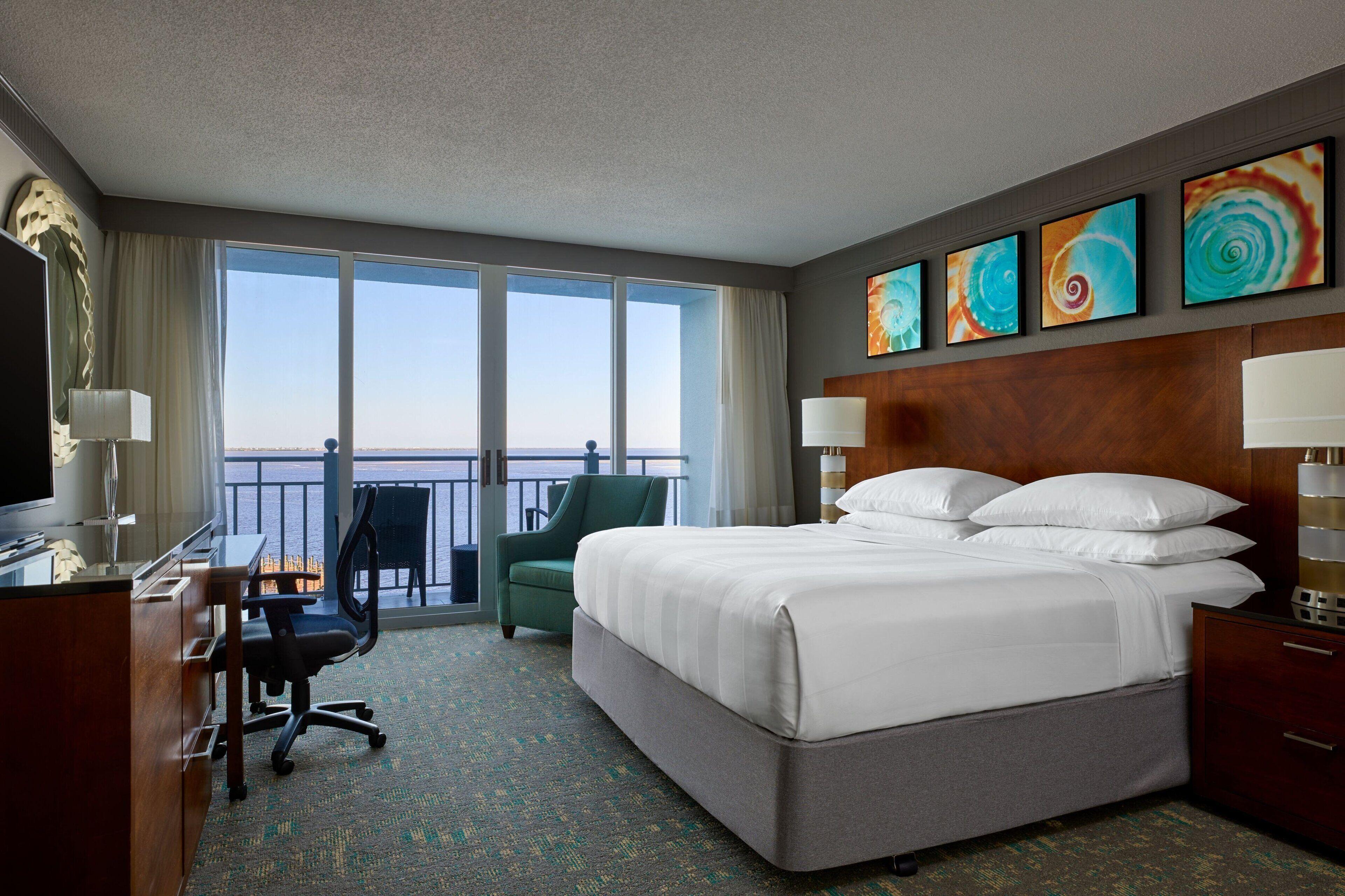 Guest Room One King Waterfront Sanibel Tower Balcony,1563298846:JPEG